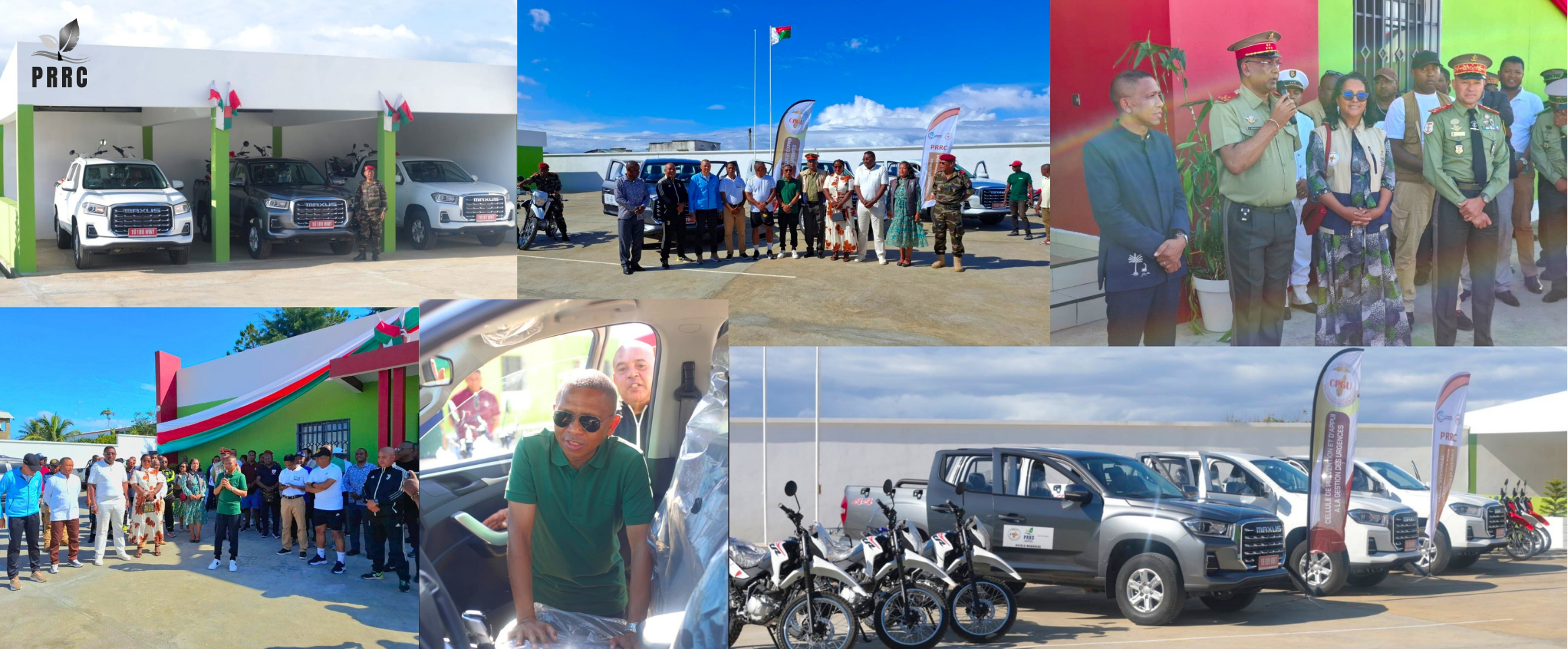 HAVELO Mandrare : remise officielle de véhicules et motos aux acteurs territoriaux mobilisés pour le projet